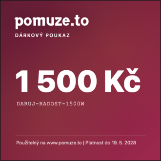Dárkový poukaz 1 500 Kč