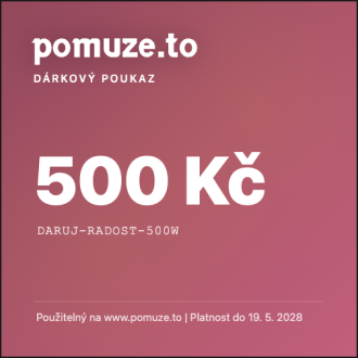 Dárkový poukaz 500 Kč
