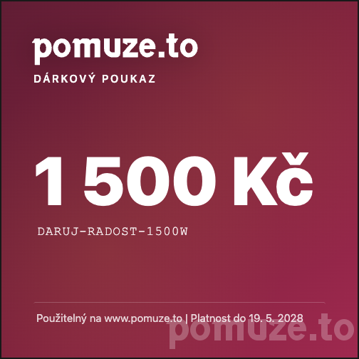 Dárkový poukaz 1 500 Kč