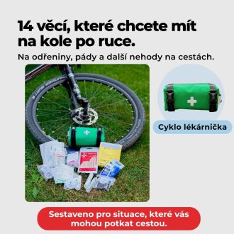 Cyklistická lékárnička / zelená