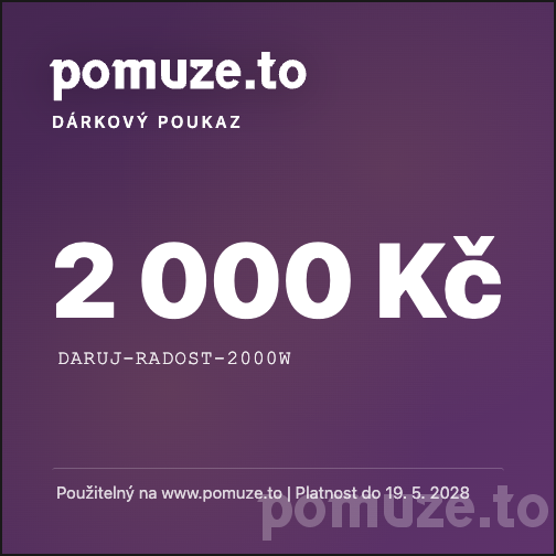 Dárkový poukaz 2 000 Kč
