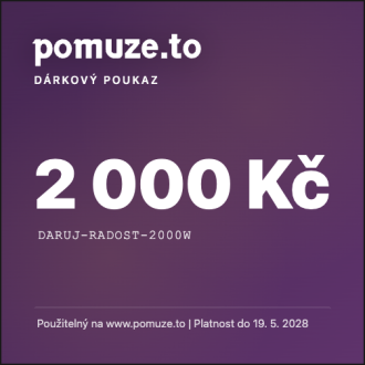 Dárkový poukaz 2 000 Kč