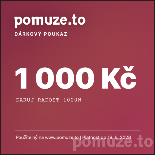 Dárkový poukaz 1 000 Kč