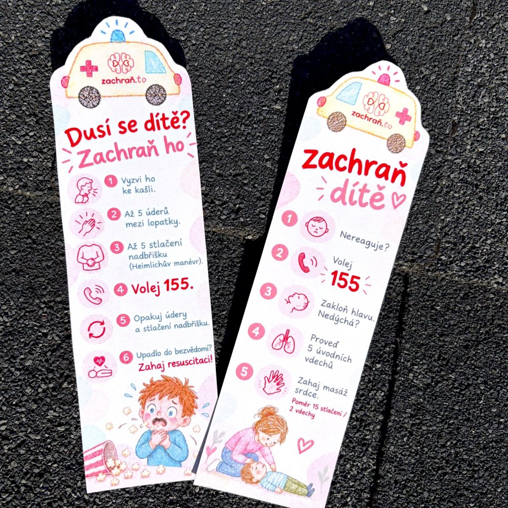 Obě záložky zachraň dítě vedle sebe